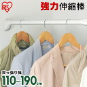 突っ張り棒 伸縮棒 幅110〜190cm 物干し 突っ張り ...