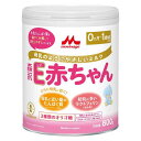 「E赤ちゃん」は牛乳たんぱく質を細かく分解し、赤ちゃんの消化負担に配慮した「母乳のようにやさしいミルク」です。・全ての牛乳たんぱく質を細かく分解した「ペプチド」を配合しています。 ・たんぱく質の量を母乳に近づけています（製品100gあたり10.5g＝日本国内で最も低い） ・ルテイン配合（日本国内で唯一） ・ラクトフェリン配合（日本国内で唯一） ※消化物として ・オリゴ糖を3種類配合（日本国内で最も多い）●内容量：800g●対象月齢：0カ月〜1歳頃まで●原材料：乳糖（アメリカ製造又はドイツ製造）、調整脂肪（パーム油、パーム核油、ヒマワリ油、サフラワー油、エゴマ油）、乳清たんぱく質消化物、でんぷん分解物、カゼイン消化物、ガラクトオリゴ糖液糖、乳糖分解液（ラクチュロース）、ラフィノース、精製魚油、アラキドン酸含有油、ラクトフェリン消化物、L-カルニチン、酵母/レシチン（大豆由来）、炭酸カルシウム、塩化マグネシウム、リン酸三カルシウム、塩化カリウム、ビタミンC、炭酸ナトリウム、塩化カルシウム、リン酸水素二カリウム、コレステロール、L-チロシン、イノシトール、ピロリン酸第二鉄、炭酸カリウム、タウリン、硫酸亜鉛、シチジル酸ナトリウム、パントテン酸カルシウム、ビタミンE、ニコチン酸アミド、ウリジル酸ナトリウム、硫酸銅、5-アデニル酸、ビタミンA、イノシン酸ナトリウム、グアニル酸ナトリウム、ビタミンB2、ビタミンB6、ビタミンB1、葉酸、β-カロテン、カロテノイド、ビオチン、ビタミンD3、ビタミンB12●エネルギー（100gあたり）： 512kcal●成分（100gあたり）：たんぱく質10.5g、脂質27.0g、コレステロール46mg、炭水化物57.5g、食塩相当量0.36g ●その他成分（100gあたり）：ビタミンA 410μg、ビタミンB1 0.35mg、ビタミンB2 0.7mg、ビタミンB6 0.3mg、ビタミンB12 1.5μg、ビタミンC 60mg、ビタミンD 6.5μg、ビタミンE 10.0mg、ビタミンK 25μg、ナイアシン 3.5mg、パントテン酸 4.0mg、ビオチン 15μg、葉酸 100μg、亜鉛 3.0mg、カリウム 495mg、カルシウム 380mg、セレン 7μg、鉄 6.0mg、銅 0.32mg、マグネシウム 45mg、マンガン 0.024mg、リン 210mg、ラクトフェリン消化物 50mg、リノール酸 3.0g、α-酸リノレン酸 0.4g、アラキドン酸（ARA） 35mg、ドコサヘキサエン酸（DHA） 70mg、リン脂質 800mg、スフィンゴミエリン 50mg、ラクチュロース 300mg、ラフィノース 500mg、ガラクトオリゴ糖 500mg、イノシトール 60mg、L-カルニチン 12mg、β-カロテン 45μg、コリン 60mg、シスチン 185mg、タウリン20mg、ヌクレオチド 8mg、ルテイン 15〜38μg、塩素 310mg、灰分 2.3g、水分 2.7g●アレルゲン：乳成分、大豆●原産国：日本○広告文責：e-net shop株式会社(03-6706-4521)○メーカー（製造）：森永乳業株式会社○区分：日本製、ベビーミルク★関連商品はこちら★★森永 E赤ちゃん エコらくパック はじめてセット★森永 E赤ちゃん エコらくパック つめかえ用 800g★森永 E赤ちゃん エコらくパック つめかえ用2箱セット★森永 E赤ちゃん スティックタイプ 13g×10本★森永 E赤ちゃん 小缶 300g（検索用：粉ミルク E赤ちゃん ベビーミルク 0〜1歳頃 ペプチド 新生児 乳幼児 ラクトフェリン オリゴ糖 缶 4902720109185） あす楽対象商品に関するご案内 あす楽対象商品・対象地域に該当する場合はあす楽マークがご注文カゴ近くに表示されます。 詳細は注文カゴ近くにございます【配送方法と送料・あす楽利用条件を見る】よりご確認ください。 あす楽可能なお支払方法は【クレジットカード、代金引換、全額ポイント支払い】のみとなります。 下記の場合はあす楽対象外となります。 15点以上ご購入いただいた場合 時間指定がある場合 ご注文時備考欄にご記入がある場合 決済処理にお時間を頂戴する場合 郵便番号や住所に誤りがある場合 あす楽対象外の商品とご一緒にご注文いただいた場合