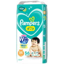 【あす楽】パンパース さらケアテープ SJ M 56枚 オムツ おむつ 紙オムツ 紙おむつ Pampers ぱんぱーす テープ M おしめ テープタイプ パンパース 【D】