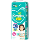 【PH24a】 パンパース さらケアテープ SJ L 48枚 オムツ おむつ 紙オムツ 紙おむつ Pampers ぱんぱーす テープ L おしめ テープタイプ パンパース 【D】