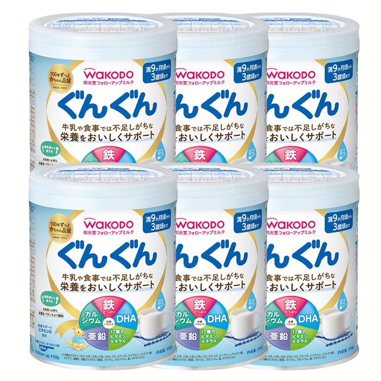 大缶では多いという方に便利な小缶です。離乳食が3回食になる満9か月頃からの成長期に、牛乳や食事では不足しがちな栄養をおいしくサポートするミルクです。牛乳では摂りにくいDHAを配合し、鉄・カルシウム・ビタミンC・ビタミンDは400ml摂取した場合、食事摂取基準1〜2歳の推奨量・目安量に対して1日分を100％サポートできます。発育に大切な亜鉛を新たに配合しました。※原材料・栄養成分は変更になることがあります。ご購入、お召し上がりの際はお手元の商品の表示をご確認ください。●内容量300g／1個当たり●対象年齢満9か月頃から3歳頃まで●原材料乳糖（ニュージーランド製造）、脱脂粉乳、調整食用油脂（パーム油、パーム核分別油、大豆白絞油）、でんぷん糖化物、ホエイたんぱく濃縮物、ガラクトオリゴ糖液糖、精製魚油、亜鉛酵母/炭酸Ca、塩化K、塩化Mg、リン酸Na、レシチン、炭酸K、リン酸K、V.C、ピロリン酸鉄、V.E、パントテン酸Ca、5 -CMP、ナイアシン、V.B1、V.B6、V.A、V.B2、イノシン酸Na、ウリジル酸Na、グアニル酸Na、5 AMP、葉酸、カロテン、ビオチン、V.D、V.K、V.B12●栄養成分表示（100g当たり）エネルギー：482kcal、たんぱく質：12.5g、脂質：21.4g、炭水化物：60.0g、食塩相当量：0.56g、ビタミンA：360μg、ビタミンB1：0.7mg、ビタミンB2：1.0mg、ビタミンB6：0.6mg、ビタミンB12：1.6μg、ビタミンC：72mg、ビタミンD：9.0μg、ビタミンE：5.4mg、ビタミンK：20μg、ナイアシン：5.3mg、パントテン酸：4.0mg、ビオチン：20μg、葉酸：110μg、亜鉛：1.6mg、カリウム：750mg、カルシウム：760mg、鉄：9.5mg、マグネシウム：65mg、リン：400mg、リノール酸：3.4g、α−リノレン酸：0.32g、ドコサヘキサエン酸（DHA）：80mg、リン脂質：230mg、β−カロテン：30μg、ヌクレオチド：6mg、ガラクトオリゴ糖：1g、塩素：510mg、灰分：4.0g、水分：2.1g●原産国日本○広告文責：e-net shop株式会社(03-6706-4521)○メーカー（製造）：アサヒグループ食品○区分：食品（検索用：和光堂 赤ちゃん ベビー 粉ミルク フォローアップ 9か月 鉄 カルシウム DHA DHA 4987244195913） あす楽対象商品に関するご案内 あす楽対象商品・対象地域に該当する場合はあす楽マークがご注文カゴ近くに表示されます。 詳細は注文カゴ近くにございます【配送方法と送料・あす楽利用条件を見る】よりご確認ください。 あす楽可能なお支払方法は【クレジットカード、代金引換、全額ポイント支払い】のみとなります。 下記の場合はあす楽対象外となります。 15点以上ご購入いただいた場合 時間指定がある場合 ご注文時備考欄にご記入がある場合 決済処理にお時間を頂戴する場合 郵便番号や住所に誤りがある場合 あす楽対象外の商品とご一緒にご注文いただいた場合