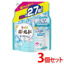 ＼最安値挑戦中！／【3個セット】ボールド 柔軟剤入り洗剤 フレッシュフラワーサボンの香り 1290g ジェル 詰め替え ボールド 洗濯洗剤 液体 フレッシュ 詰め替え 大容量 超ジャンボサイズ 青 水色 部屋干し 抗菌 すすぎ1回【D】