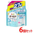 ＼最安値挑戦中！／【6個セット】ボールド 柔軟剤入り洗剤 フレッシュフラワーサボンの香り 1290g ジェル 詰め替え ボールド 洗濯洗剤 液体 フレッシュ 詰め替え 大容量 超ジャンボサイズ 青 水色 部屋干し 抗菌 すすぎ1回【D】