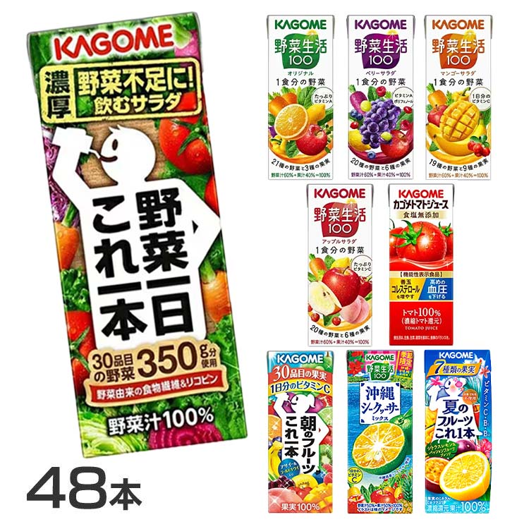 野菜生活48本　2,800円 +ポイント 送料無料 カゴメ【賞味期限：2023年8月21日】【同種48本】カゴメ 野菜生活100 195ml 200ml野菜ジュース 【楽天市場】 など 他商品も掲載の場合あり