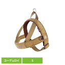 EZ クイックハーネス S コーデュロイ ハーネス 小型犬 簡単 胴輪 丈夫 歩きやすい 抜け 毛 後ろ おしゃれ