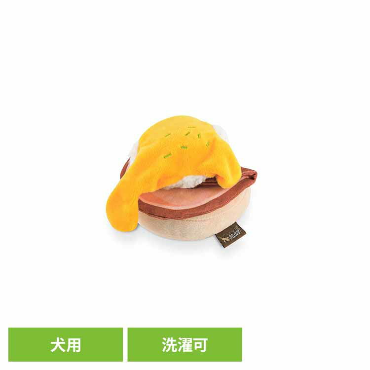 バーキングブランチ エッグベネディクト 犬用おもちゃ ペット用おもちゃ 犬用ぬいぐるみ 室内遊び 丈夫なおもちゃ 可愛いおもちゃ 飼い主に喜ばれる プレゼント 高品質 デザイン性 ルークラン