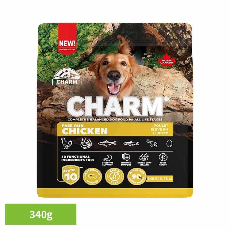 Rakuten - CHARM フリーランチキンドッグフード 340g チャーム ドッグフード プレミアムフード グレインフリー 犬 ナチュラル アレルギー 小粒 無添加 肥満 チャーム