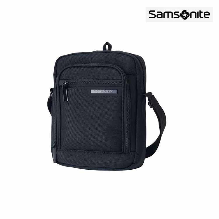 Samsonite - ショルダーバッグ ブラック SAMSONITE サムソナイト ビジネスバッグ 斜め掛け ショルダーバッグ 通勤用 仕事用 多機能 メンズ ブランド サムソナイト