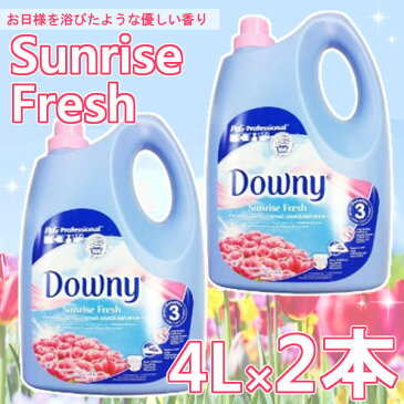 柔軟剤 ダウニー アジアンダウニー 4L送料無料 サンライズフレッシュ downy 大容量 濃縮 濃縮タイプ 本体 特大 洗濯 ボトル ランドリー 液体 輸入柔軟剤 液体柔軟剤 洗濯柔軟剤 洗濯用 洗濯用品 輸入 アジア 【D】