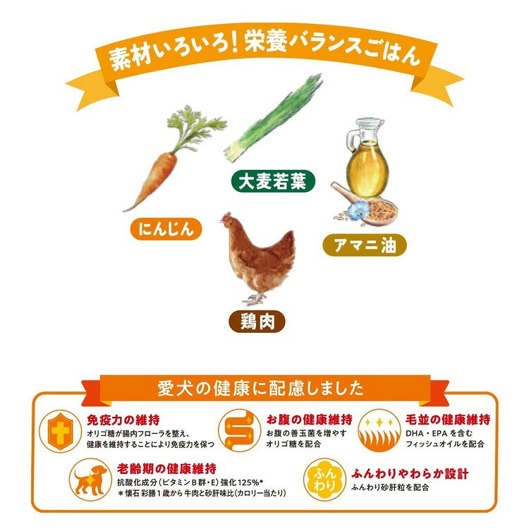 11歳から 牛肉と砂肝味 ドッグフード 半生フード シニア犬用 総合栄養食 牛肉と砂肝味 健康維持 小分けパック しっとり食感 懐石 彩膳 kurashikenkou-10247111 暮らし健康ネット館 サンプル画像3