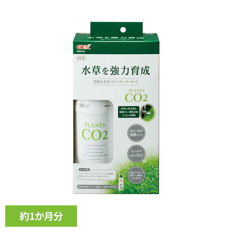 発酵式水草CO2 スターターセット 観賞魚 観賞魚用品 観賞魚用水草育成用品 GEX