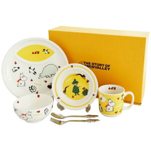 ムーミン 子供食器 6ピースセット MM140-115 87007送料無料 お皿 皿 さら サラ 器 セット 食器 むーみん ミイ スナフキン みい すなふきん キッズ 子供 子ども こども コドモ ギフト プレゼント 贈り物 離乳期 ベビー 山加商店 【D】