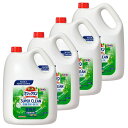 【4個セット】バスマジックリン SUPER CLEAN 4.5L 業務用 送料無料 業務用 洗剤 浴室 除菌 消臭 防カビ Kao ヌメリ防止 プロフェッショナル グリーンハーブ【D】