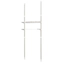 ランドリーラック 防水パン おしゃれ 洗面所 突っ張り 幅65 2段 LRT-27S 縦型 伸縮 洗濯機 ラック 収納 つっぱり ステンレス 送料無料 洗濯機収...