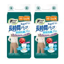 【2個セット】肌ケア アクティ 大人用紙おむつ 長時間パンツ 約4回分 消臭抗菌プラス L-LL 14枚 肌ケアアクティ 大人用紙おむつ 介護オムツ 長時間パン...
