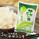 人気ランキング第29位「暮らし健康ネット館」口コミ数「5件」評価「4.2」【令和5年産】米 お米 白米 宮城県産ササニシキ 5kg 送料無料 ササニシキ 5キロ ごはん ご飯 ささにしき【メーカー直送】【TD】【米TRS】