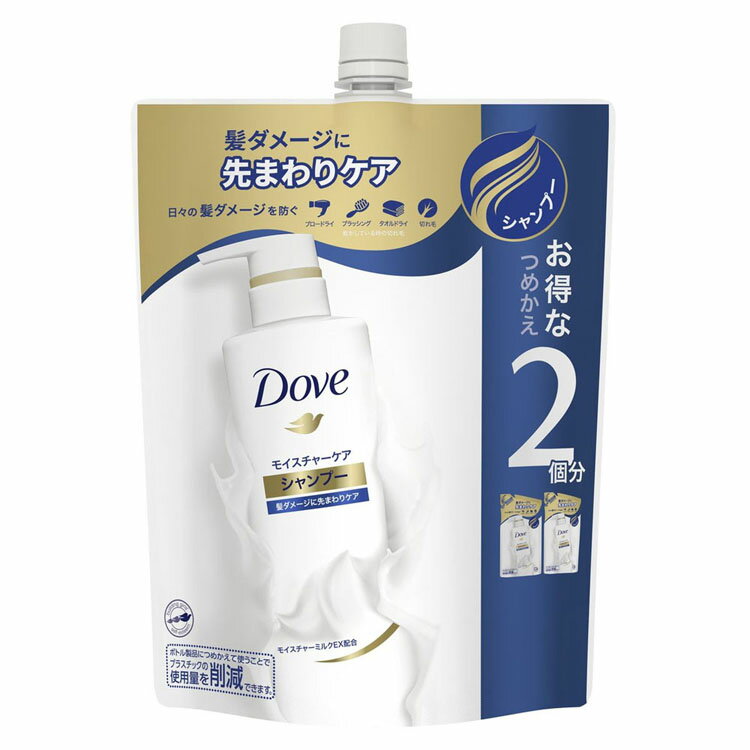 ダヴ モイスチャーケア シャンプーつめかえ用 700g だぶ ダブ ゆにりーば unilever dove うるおい なめらか さらさら 詰替え ヘアケア ユニリーバ 【D】