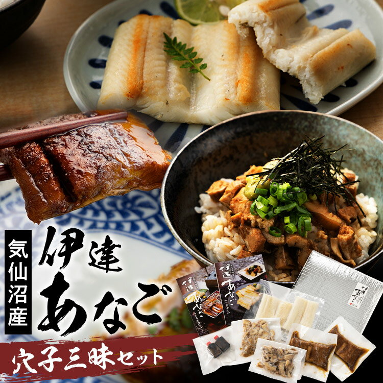 穴子 冷凍食品 海鮮 三陸未来伊達アナゴ三昧セット（三陸産） 送料無料 あなご 伊達あなご 一夜干し 冷..