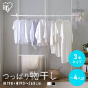 物干し 室内 室内物干し アイリス 突っ張り 伸縮 つっぱり物干し 3本タイプ 物干し TPM-3 ホワイト ブラック 送料無料 窓際 物干し 物干し竿 物干し...