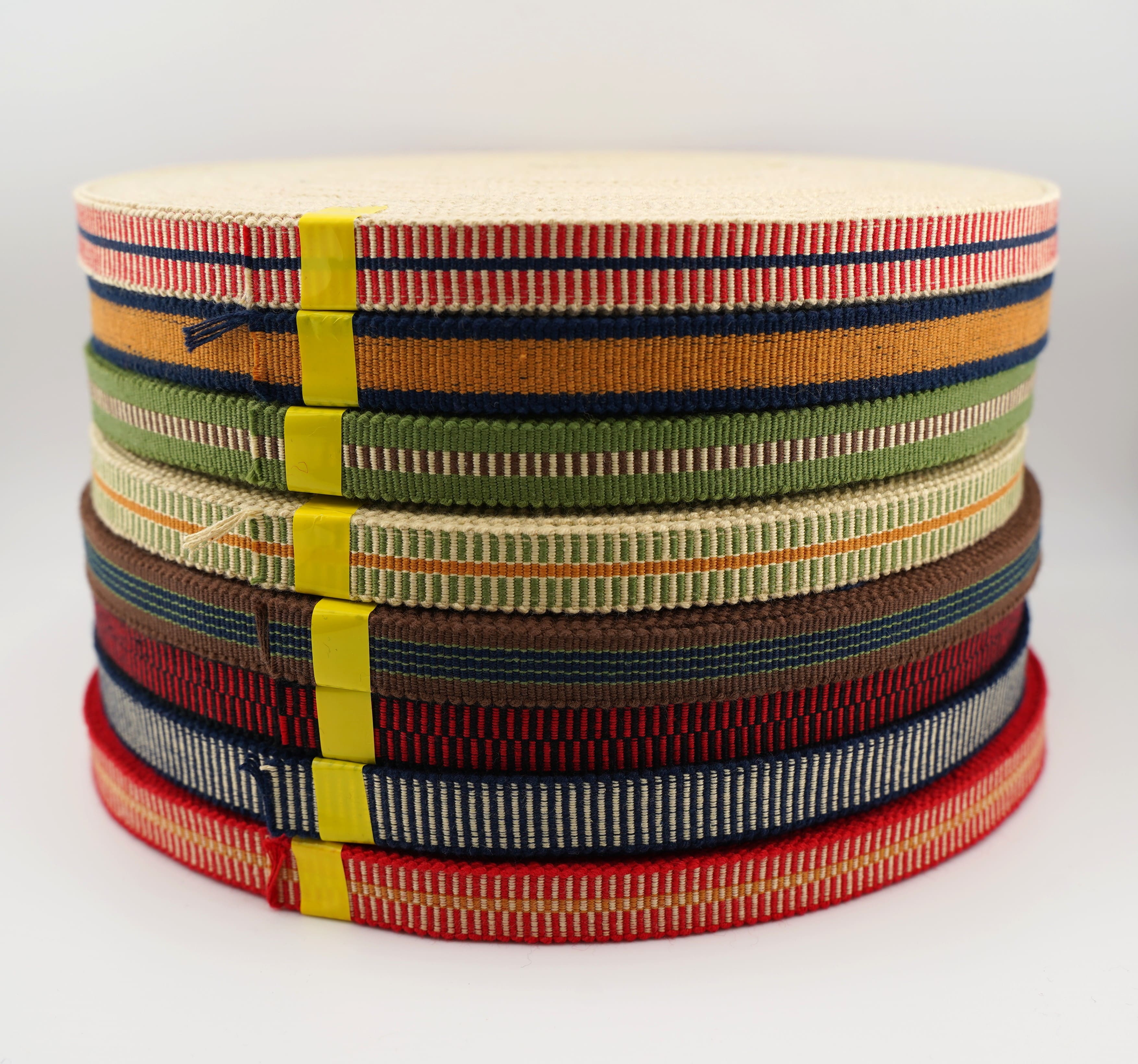 倉敷真田紐　四分紐　原反　30m　真田幸村　幸村　ネコポス　箱紐　木箱　4分紐　帯締め　高級手芸用品　全18色　丈夫　オリジナル柄