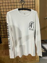 BURTON 22-23 NAME DROPPERS LONG T-SHIRTS　STOUT WHITE　バートン　ネーム　ドロッパー　ロング　Tシャツ　バートン　ホワイト　　定価￥7480　送料込　展示SALE