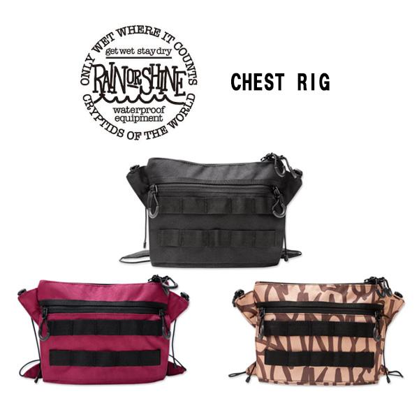 25-26 rain or shine チェストリグ レインオアシャイン RAIN OR SHINE CHEST RIG (BLACK　BURGUNDY　42..
