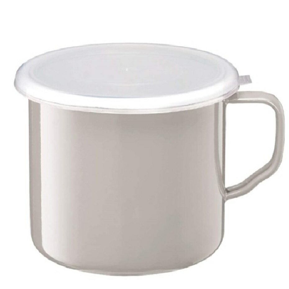 高木金属 ホーローハンドル付ストッカー 14cm FSH-14 WH ホワイト 【容量 1.9L】