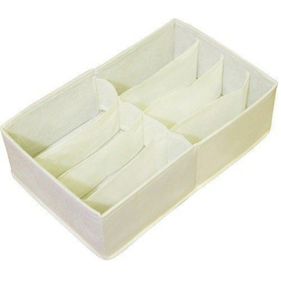 東洋ケース チェスト仕切り 8マス CS-E アイボリー 【幅 21×奥行 34×高さ 10cm】