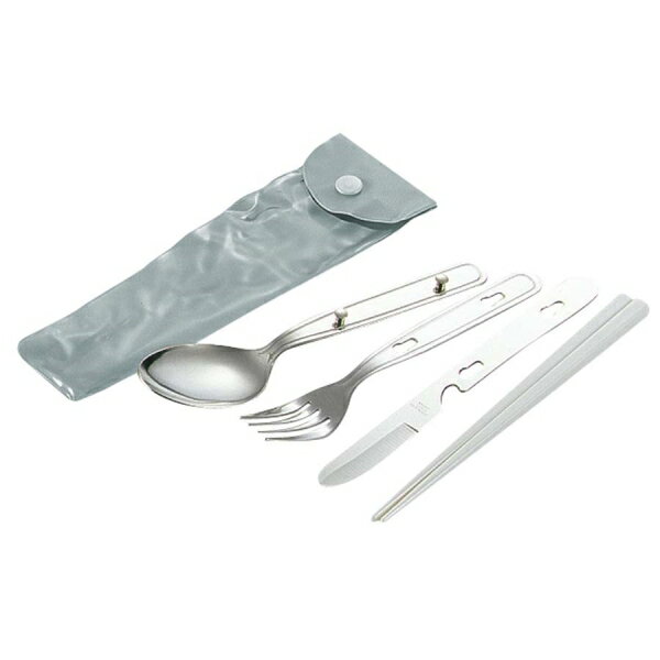 キャプテンスタッグ M-7715 キャンピングスプーンセット箸付