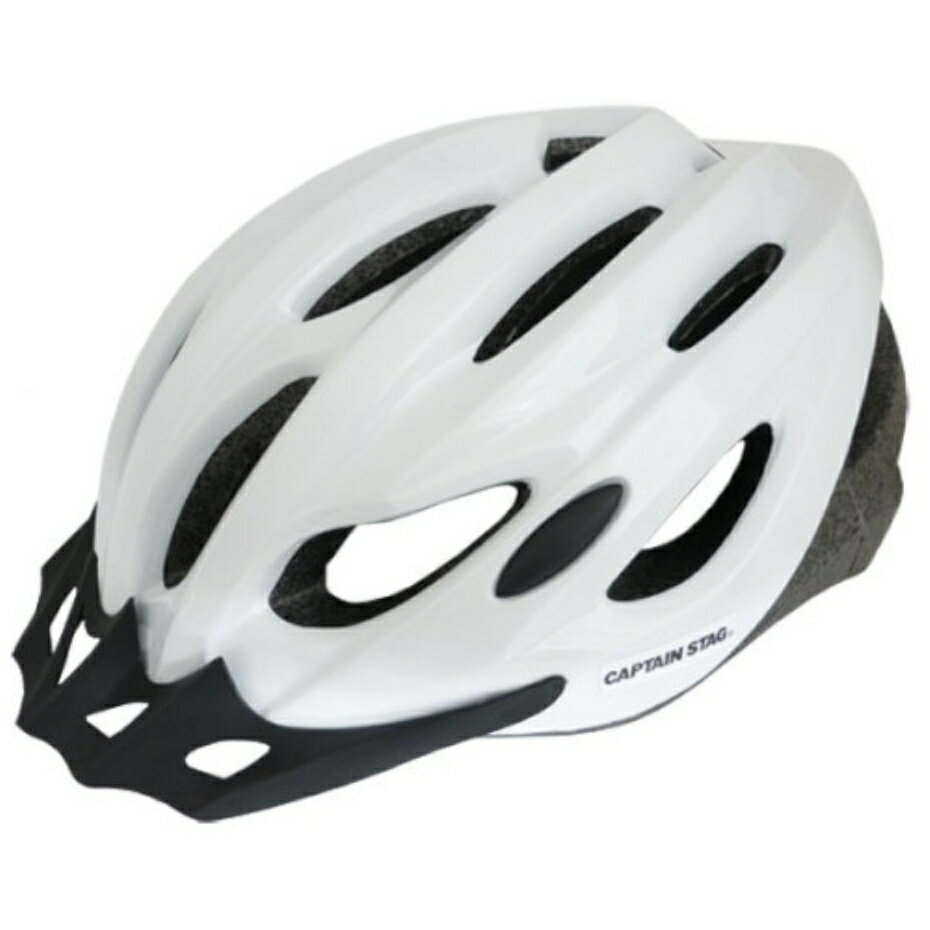 キャプテンスタッグ Y-6525 Vento 自転車用ヘルメット ホワイト 56〜60cm未満 SG基準合格品(4)
