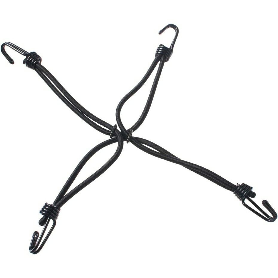 キャプテンスタッグ Y5726 クロスコード BK ブラック 長さ30cm (ポスト投函配送 ネコポス)