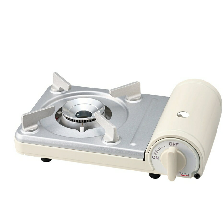 岩谷 イワタニ カセットフー ミニ カセットコンロ WH ホワイト CB-JRC-MN-W