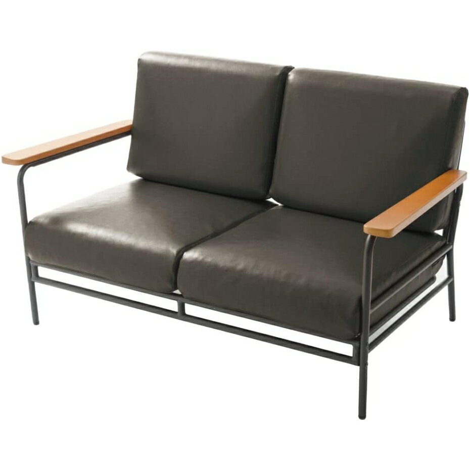 セルタン アイアンソファー ヴィンテージ 2人掛け A1109p-2P-678DBL ダークブラウン (代引き不可・配達..