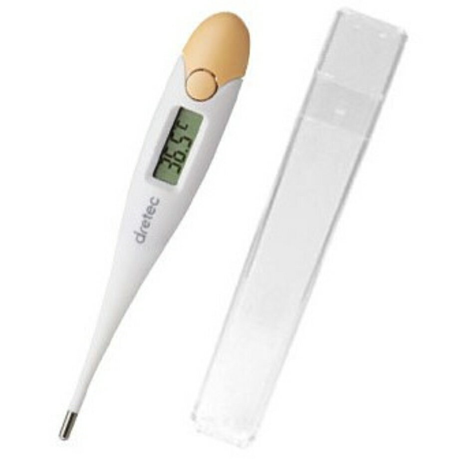 ドリテック やわらかタッチ電子体温計 ケース付き TO-200 ピンク 30秒計測 予測式【ポスト投函配送 ネコポス】