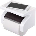 東和産業 グッドラック 棚付 ペーパーホルダー トイレ用品 ホワイト