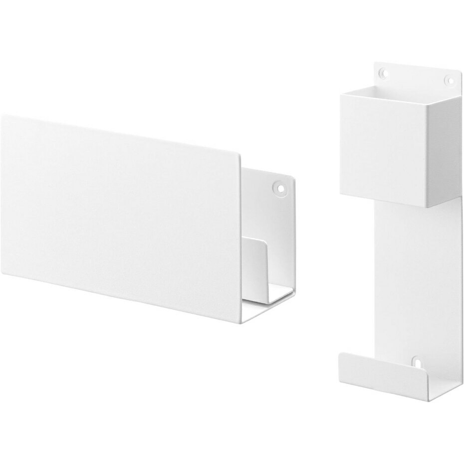 山崎実業 充電しながら収納できるゲーム機収納 WH ホワイト 2115