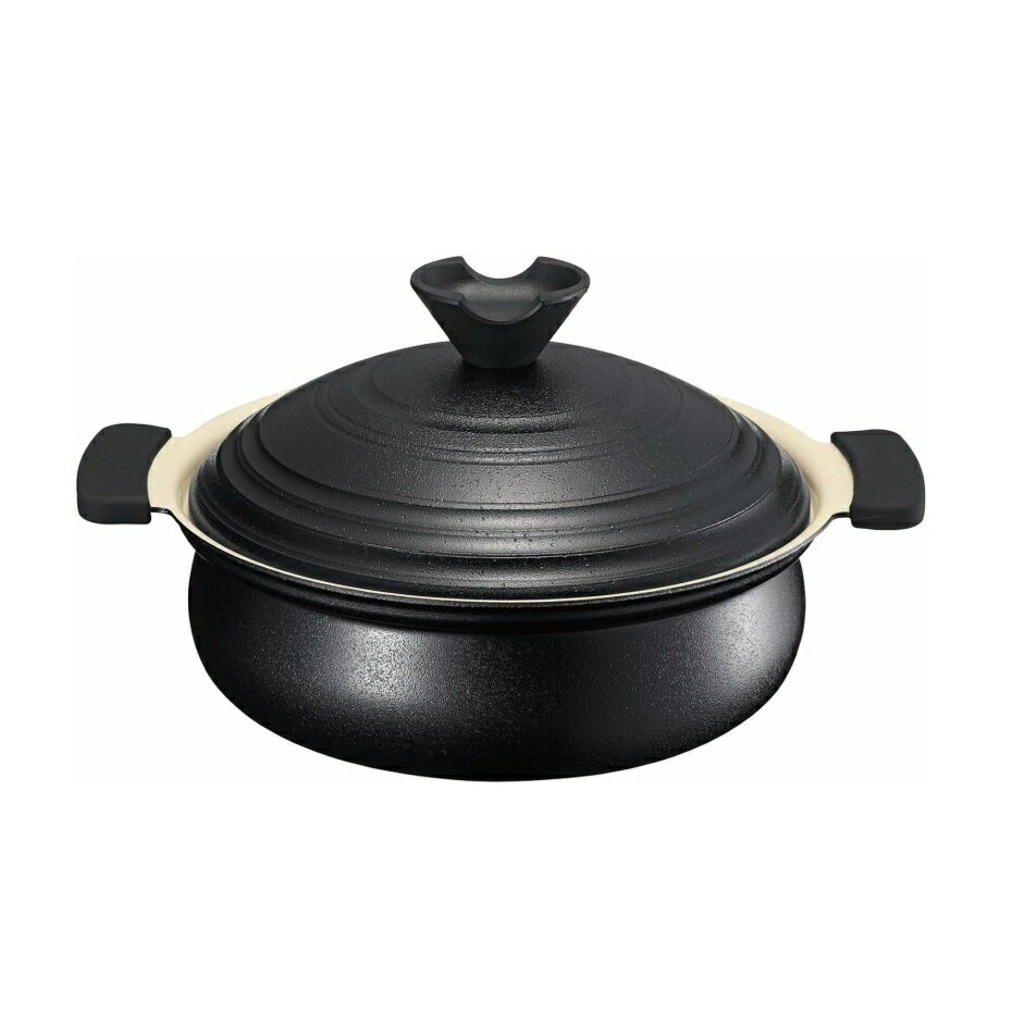 カクセー 軽楽御膳 卓上鍋 18cm KG-04 【ガス火・IH兼用】