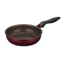 【アウトレット・在庫処分】 サーモス デュラブルシリーズ フライパン 24cm KFH-024 R レッド 【ガス火・IH兼用】