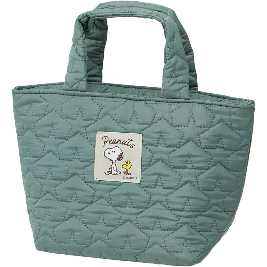Skater スケーター KKLB2 キルティング生地ランチバッグ スヌーピー ピーナッツ（ポスト投函配送 ネコ..