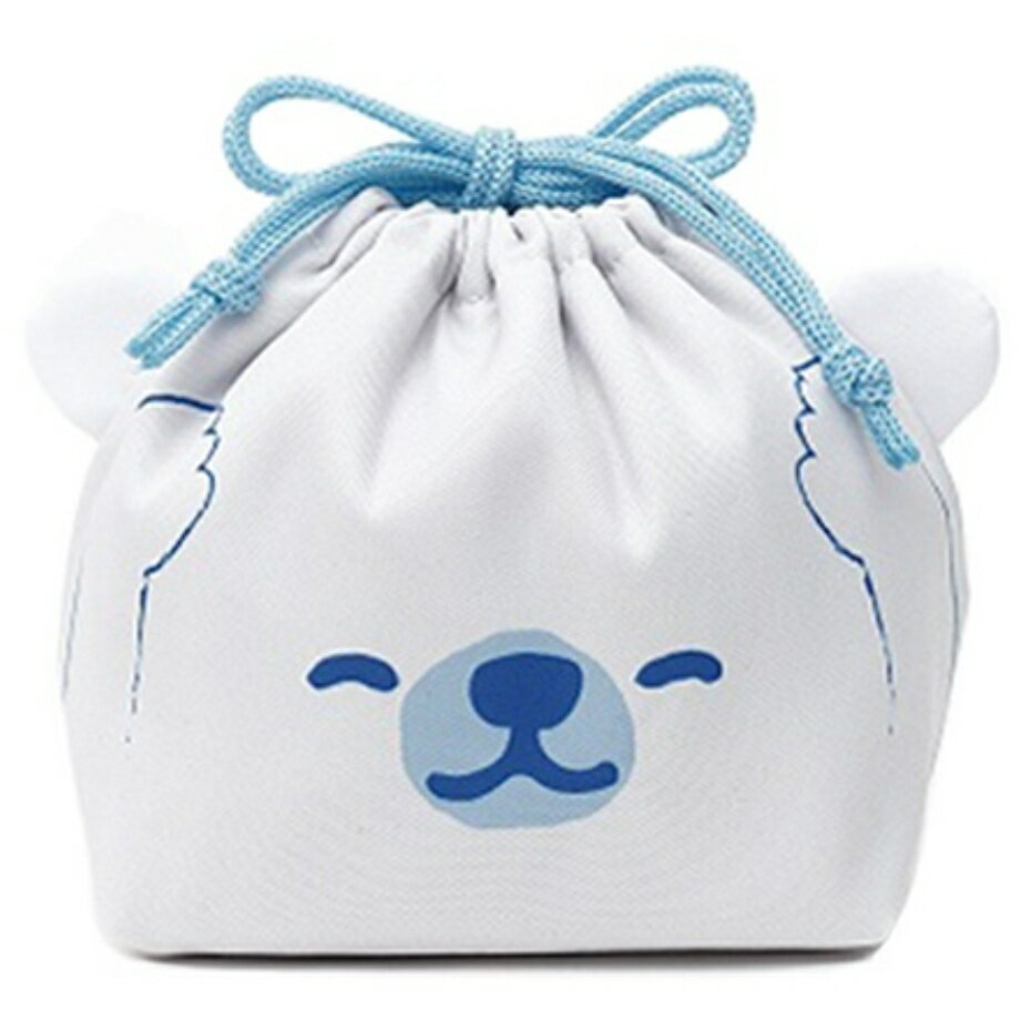東洋ケース ぎゅっとランチきんちゃく KT-KAO-GYU-02 シロクマ 【幅15.5×奥行11×高さ17cm】【ポスト投函配送 ネコポス】