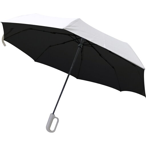 トレードワン ワンタッチ折りたたみ傘 カラビナタイプ 晴雨兼用 グレージュ 30930 トレードワン ワンタッチ折りたたみ傘 カラビナタイプ 晴雨兼用 グレージュ 30930