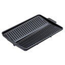 イシガキ 4449 ヘルシー 焼肉グリル 角型コンパクト カセットコンロ用【幅29×奥行18.5×高さ3.5cm】