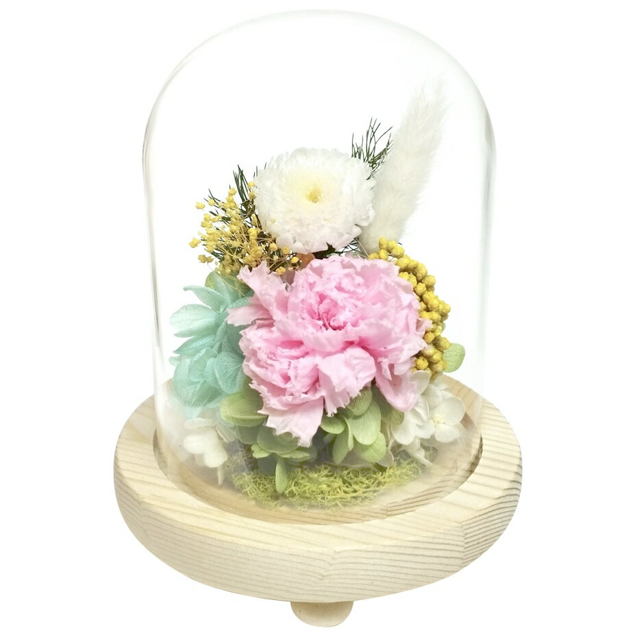 スーププリザーブドフラワーガラスド...