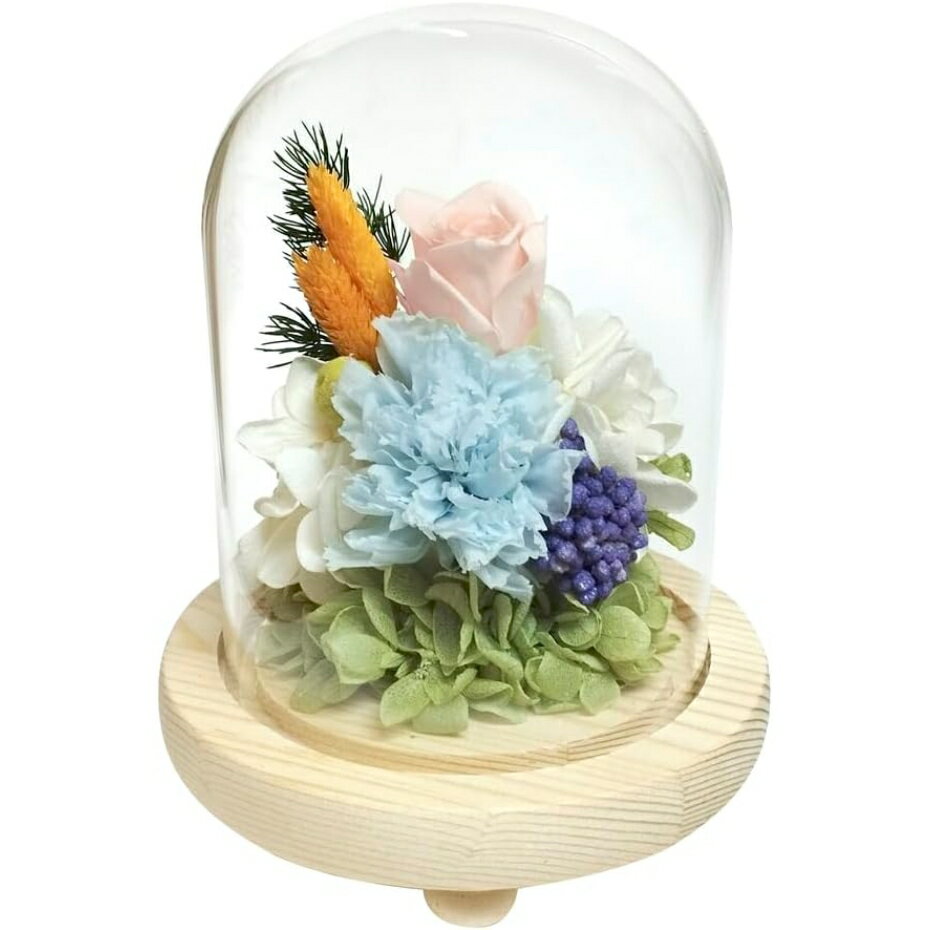 スーププリザーブドフラワーガラスド...