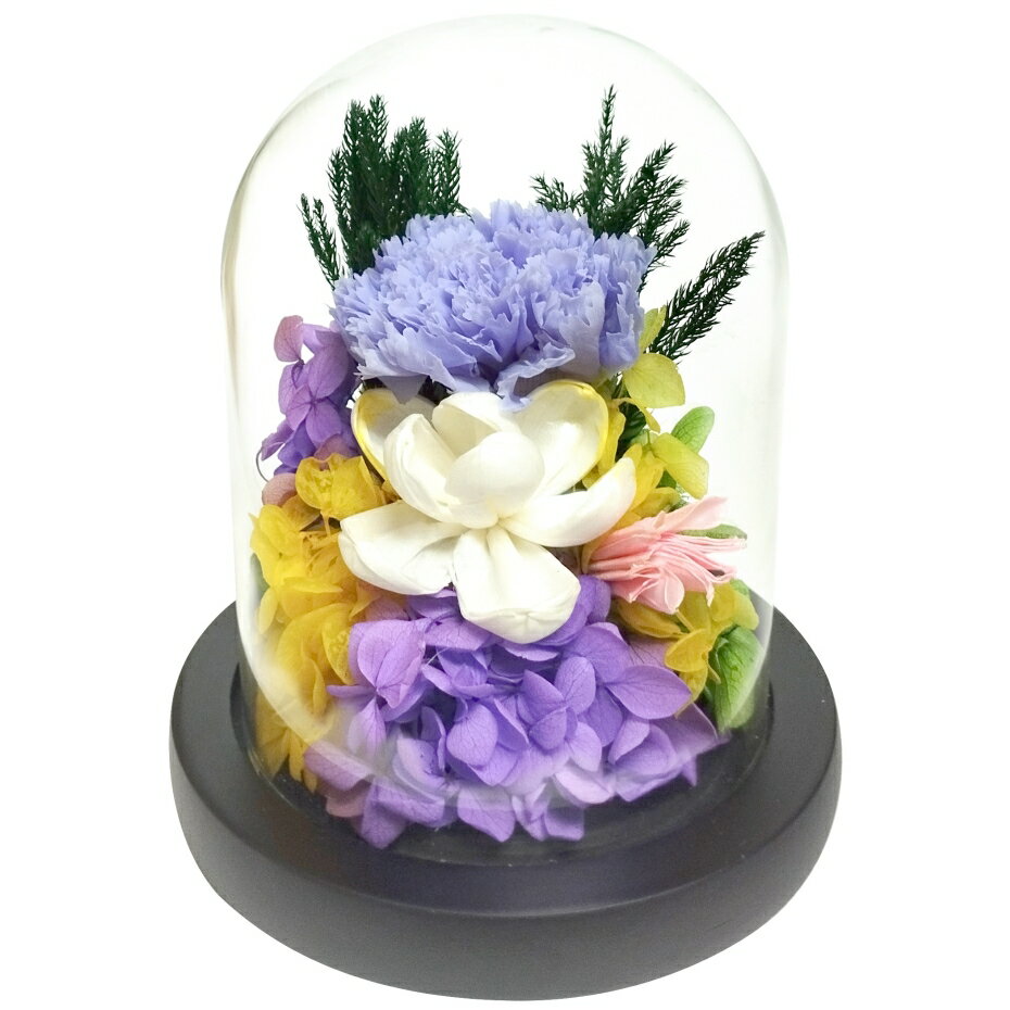 スーププリザーブドフラワーガラスド...