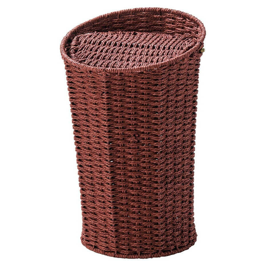 ちどり産業 ペーパーダストボックス CH-402 RE レッド フタ付き お取り寄せ 【直径22.5×高さ35cm】