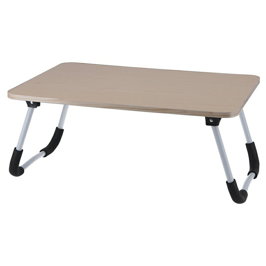 不二貿易 どこでも使えるミニテーブル 4830 ナチュラル 【幅51.5×奥行30×高さ21cm】