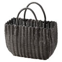 ちどり産業 PPかごバッグ 91-10 ブラウン お取り寄せ 【幅37.5×奥行16.5×高さ23.5(取っ手まで37)cm】(3)