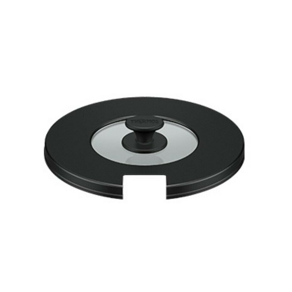 サーモス 取っ手の取れる鍋専用フタ KLB-001 BK ブラック