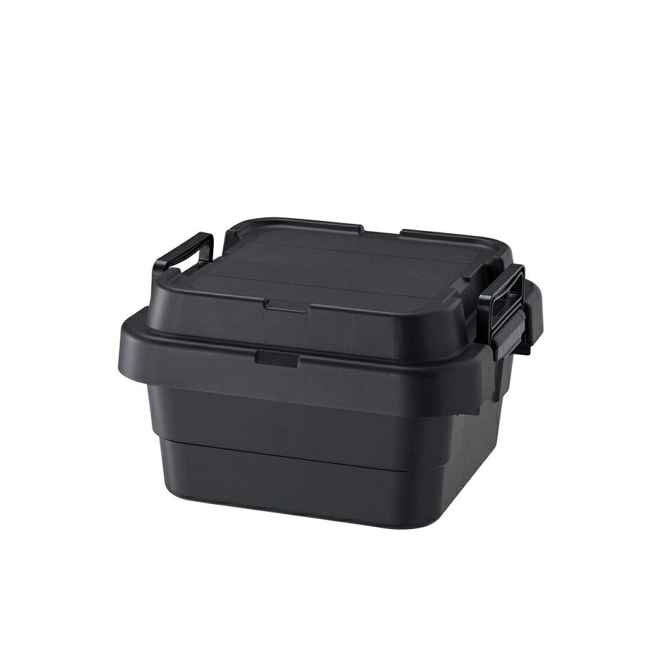 Rakuten - リス スタッキングトランクカーゴ TC-30S LOW BK ブラック 【浅型タイプ 幅40×奥行39×高さ24cm 容量18L】